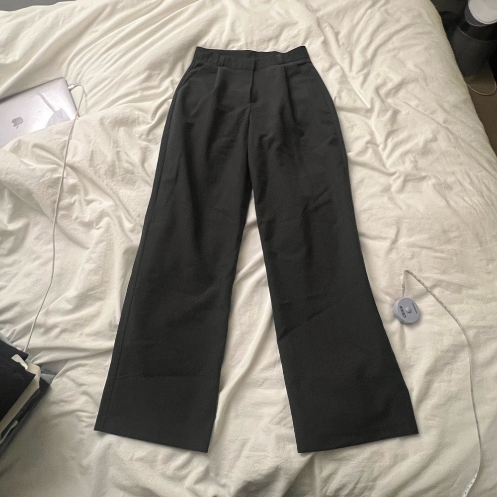 Elegant Dark Gray Women's Trousers